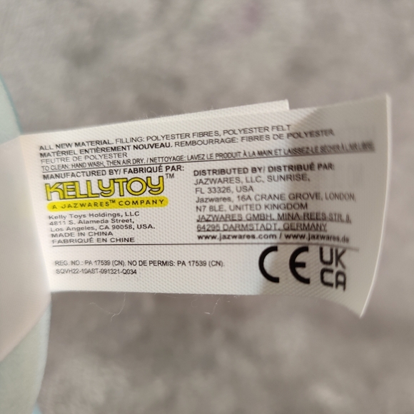 KELLYTOY SQUISHMALLOWS 2022 HUGMEES Miles The Dragon Plushie - Picture 10 of 11
